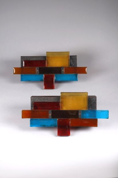 Attribué à Jacques AVOINET (1914-2017).
Paire...