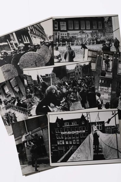 Koen WESSING (1942-2011).
Émeutes de Nieuwmarkt...
