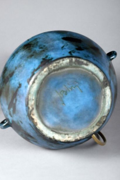 Jacques BLIN (1920-1995).
Pied de lampe ovoïde...