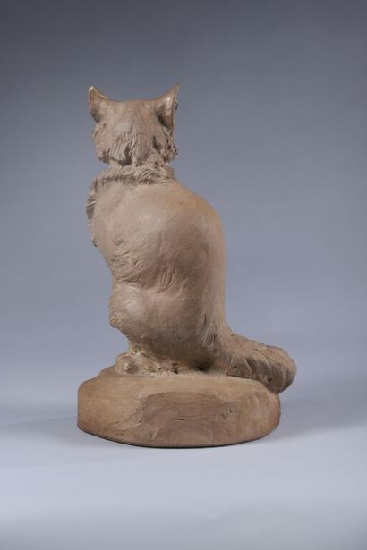 Thomas CARTIER (1879-1943).
Chat assis
Épreuve...