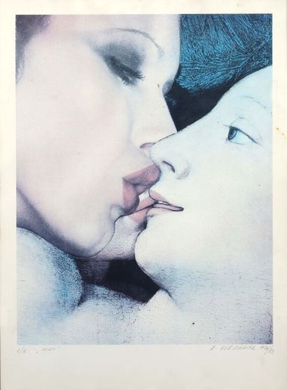 Roman CIESLEWICZ (1930-1996).
Party.
Sérigraphie....