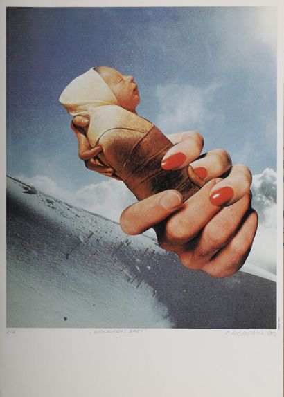 Roman CIESLEWICZ (1930-1996).
Party.
Sérigraphie....
