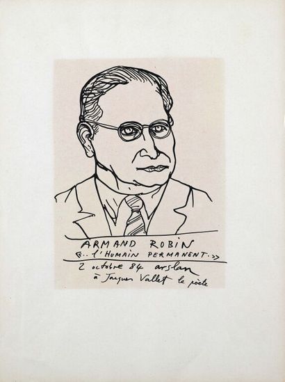 Yüksel ARSLAN (1933-2017).
Armand Robin «...