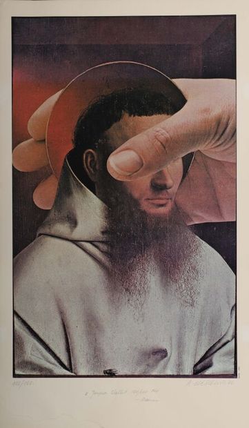 Roman CIESLEWICZ (1930-1996).
Party.
Sérigraphie....