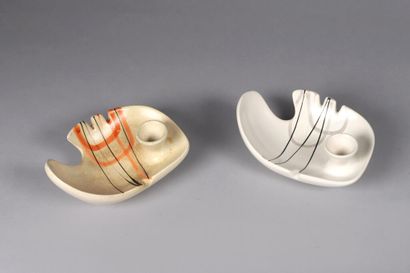 Roger CAPRON (1922-2006).
Cendrier forme...