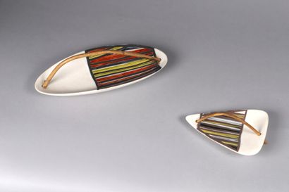 Roger CAPRON (1922-2006).
Coupe triangulaire...