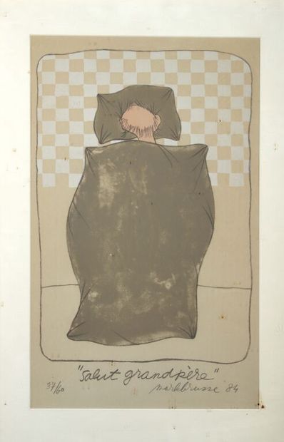 Mark BRUSSE (né en 1937)
Salut grand père.
Ensemble...