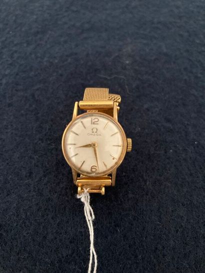 OMEGA.
Montre de dame en or jaune 750 ‰,...