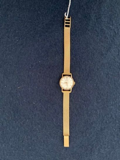 OMEGA.
Montre de dame en or jaune 750 ‰,...