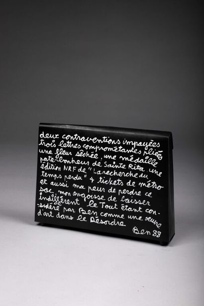 BEN (Benjamin VAUTIER dit, 1935-2024).
Ce...