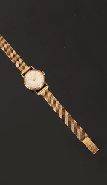 OMEGA.
Montre de dame en or jaune 750 ‰,...