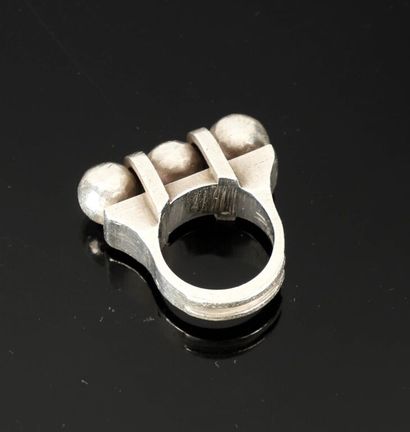 Jean DESPRÈS, vers 1940.
Bague en argent...