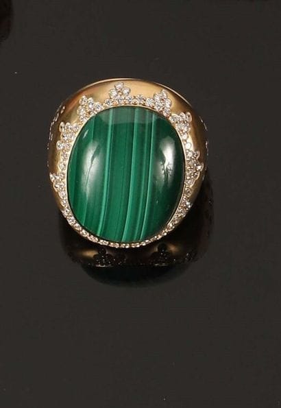 * ALEXANDRA ROSIER.
Large bague cocktail...