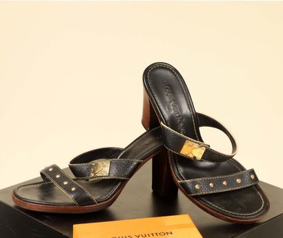 LOUIS VUITTON.
Pair of high-heeled sandals,...