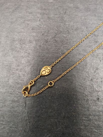 * ALEXANDRA ROSIER.
Yellow gold 750 ‰ round...