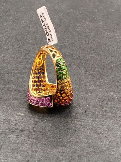 * ALEXANDRA ROSIER.
Bague croisée en or 750...