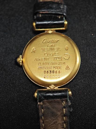 MUST by CARTIER. Colisée model.
Ladies' wristwatch...