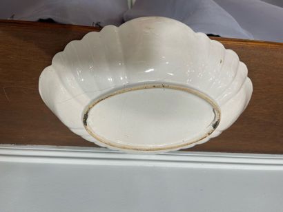 STRASBOURG. 
Earthenware pitcher and basin...