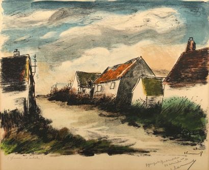 Maurice de VLAMINCK (1876-1958).
Chemin et...