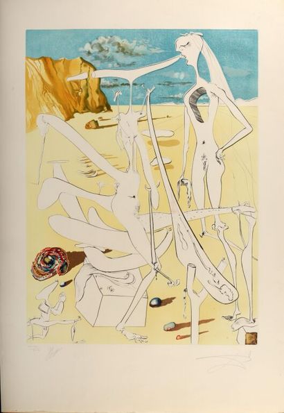 Salvador DALI (1904-1989).
La conquête du...