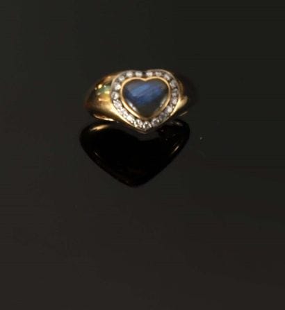 * ALEXANDRA ROSIER.
Bague en or jaune 750‰...