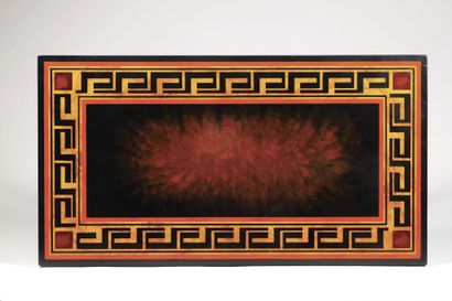 MAISON JANSEN.
Bureau à plateau rectangulaire...