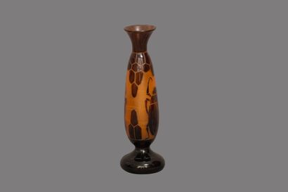 CHARLES SCHNEIDER - LE VERRE FRANÇAIS.
Vase...