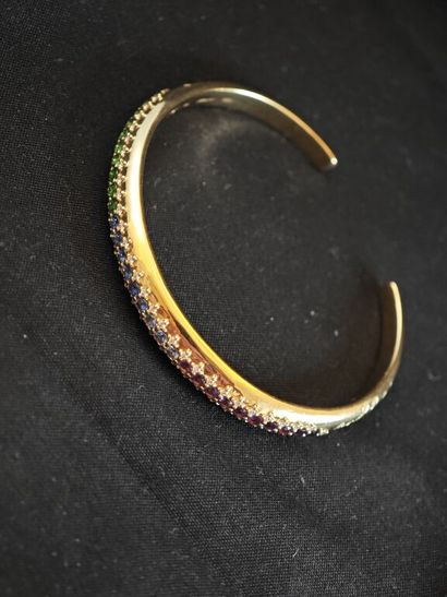 * ALEXANDRA ROSIER.
750 ‰ yellow gold open...