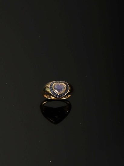 * ALEXANDRA ROSIER.
Bague en or jaune 750‰...