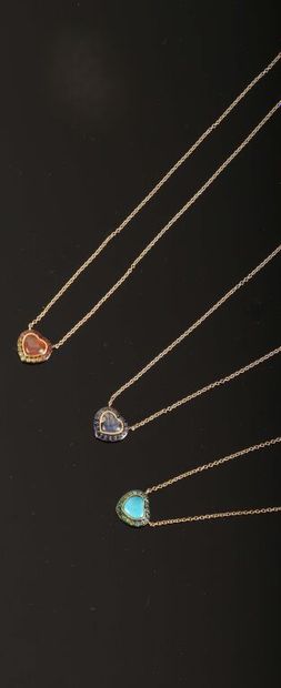 * ALEXANDRA ROSIER.
Lot of seven necklaces...