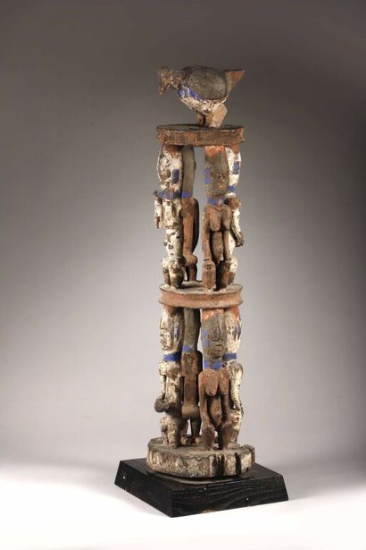 Altar featuring eight figures superimposed...