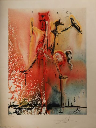 Salvador DALI (1904-1989).
Les chevaux Daliniens...
