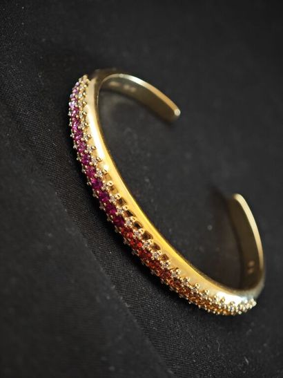 * ALEXANDRA ROSIER. 
750 ‰ yellow gold open...