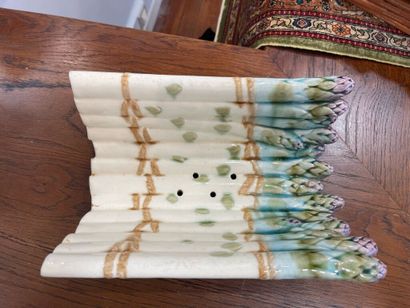 SARREGUEMINES. 
Fine earthenware asparagus...