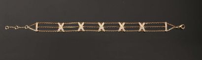 CHAUMET. Liens model.
Yellow gold bracelet...