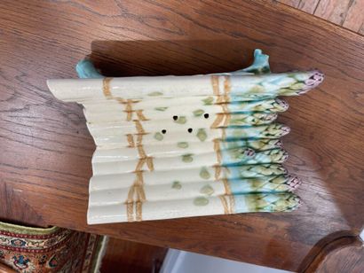SARREGUEMINES. 
Fine earthenware asparagus...