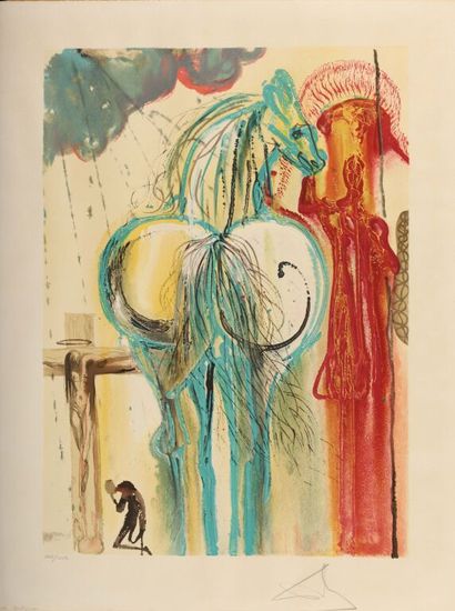 Salvador DALI (1904-1989).
The Dalinian Horses...