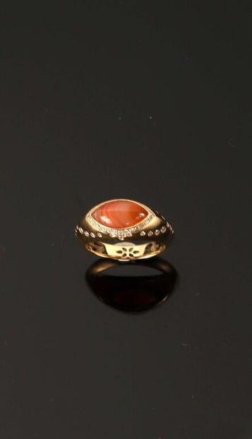 * ALEXANDRA ROSIER.
Bague en or rose 750‰...