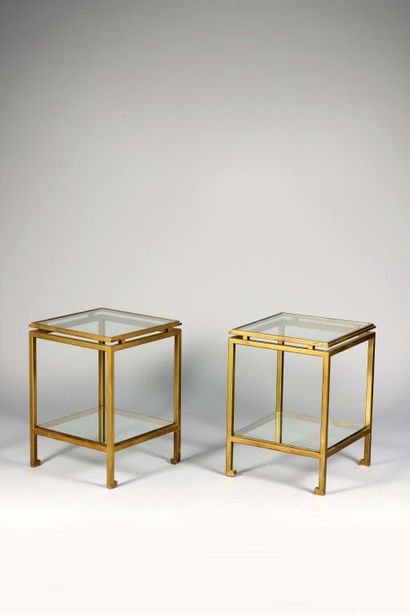 Attribué à GUY LEFÈVRE & MAISON JANSEN.
Paire...