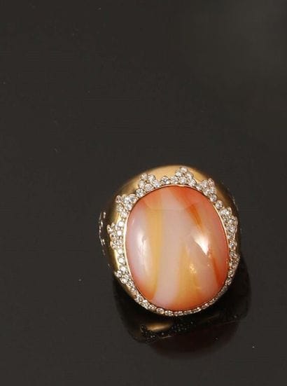* ALEXANDRA ROSIER.
Large bague cocktail...