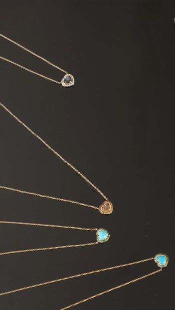 * ALEXANDRA ROSIER.
Lot of seven necklaces...