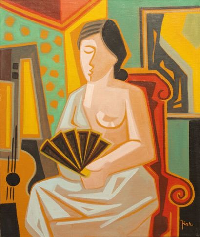 PIER (LABADIE Pierre dit, 1950-2019).
L'espagnole...