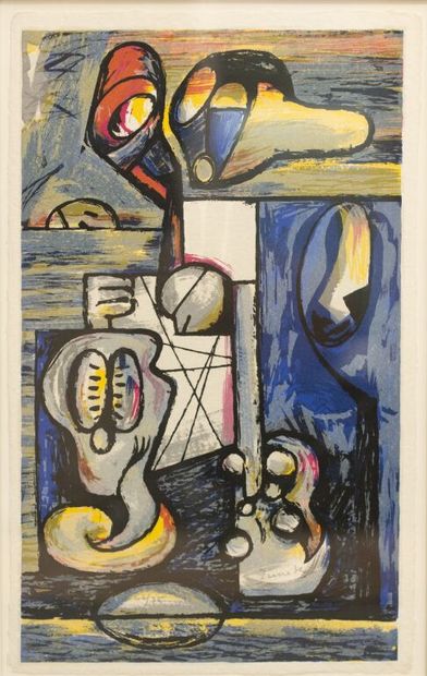 José Luis ZUMETA (1939-2020).
Abstraction.
Lithograph...