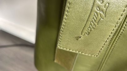 LOUIS VUITTON.
Khaki leather suit including...