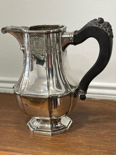 Silver tea and coffee set (800/1000th), including...