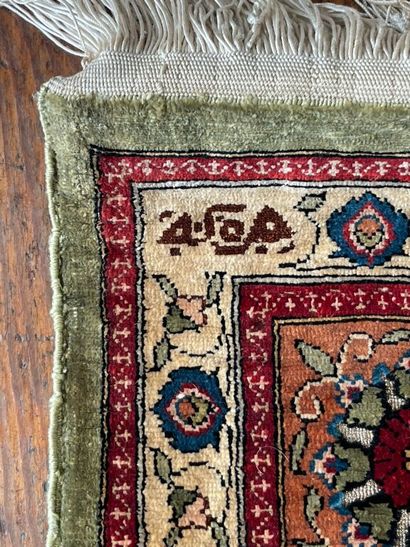 TURKEY.
Fine hand-knotted silk Hereké rug...