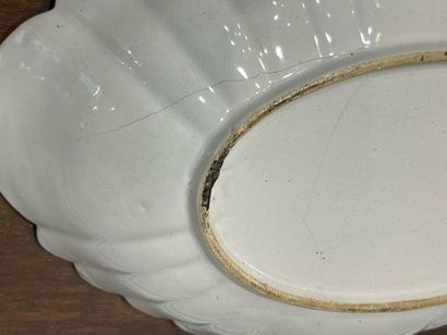 STRASBOURG. 
Earthenware pitcher and basin...