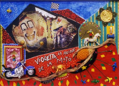 Chris BESSER (née en 1940).
Violetta la reine...