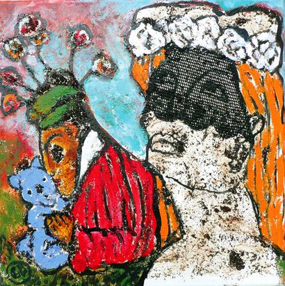 Chris BESSER (née en 1940).
Enfances, [2008].
Acrylique...