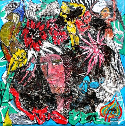 Chris BESSER (née en 1940).
[Solitude, 2008].
Acrylique...